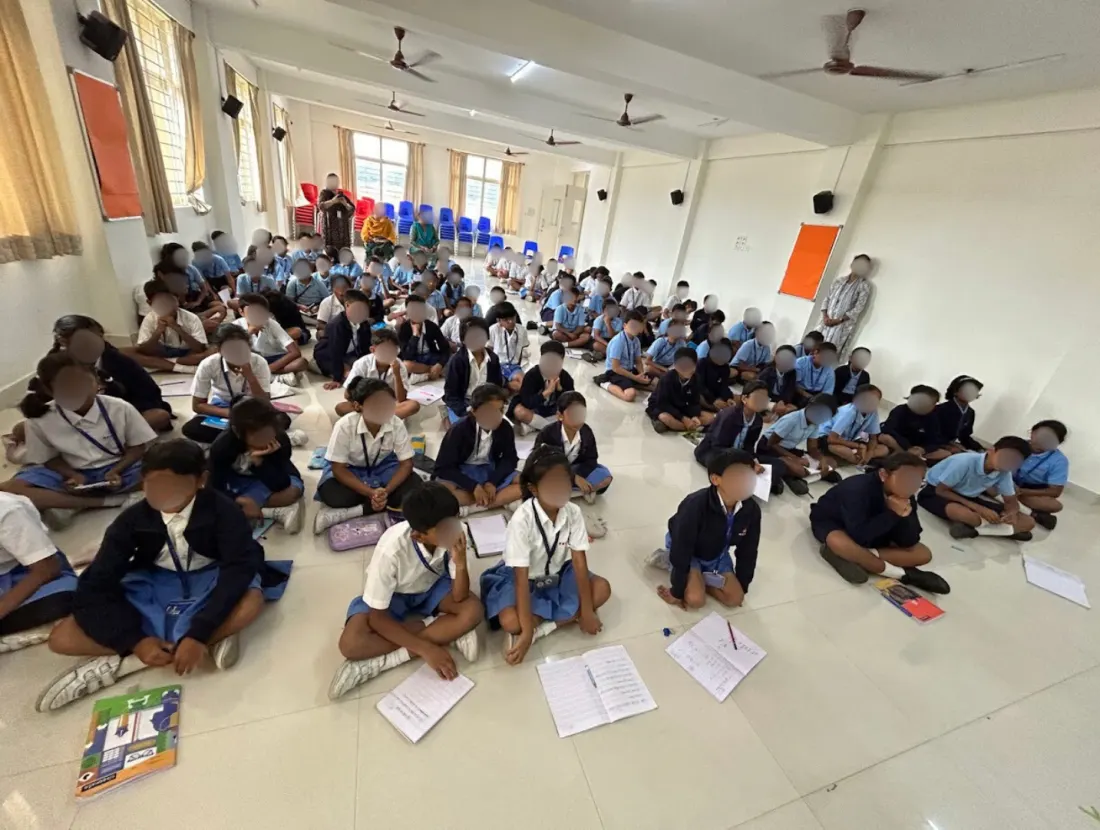 A small reading circle workshop with young readers